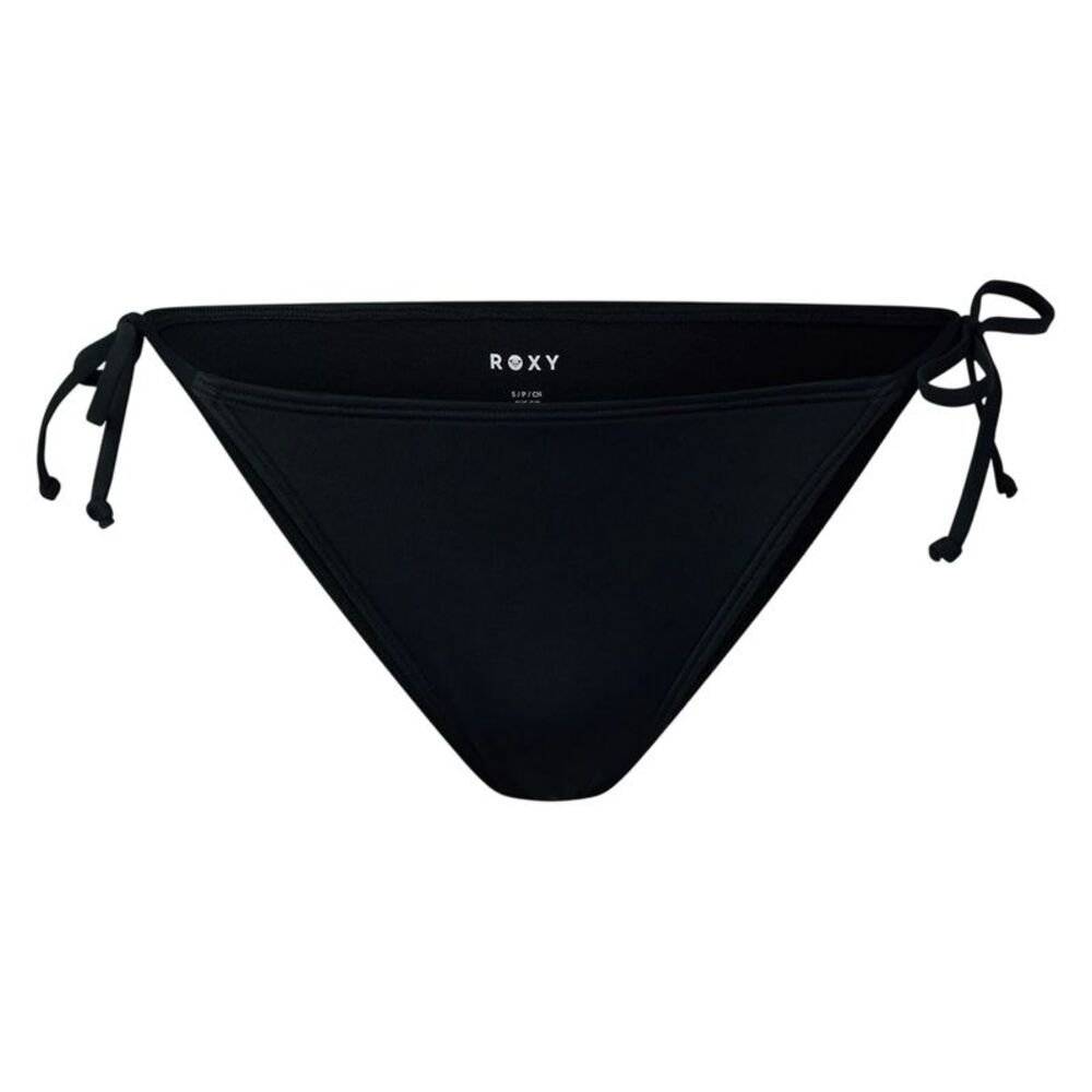 Roxy Womens/Ladies Plain Side Tie Bikini Bottoms / Black
